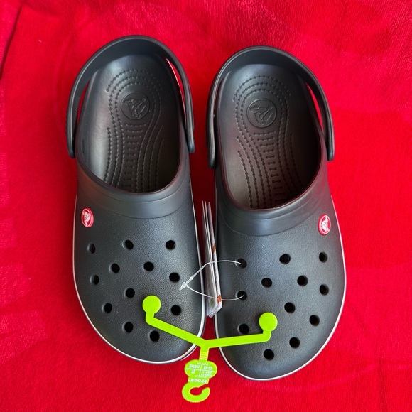 Crocs Crocband Classic Black Clogs. Men Size 9. Women Size 11 Brand New - Picture 5 of 13